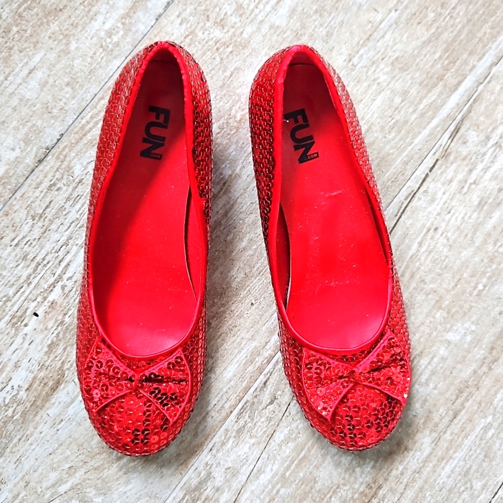 Ruby sequin slippers